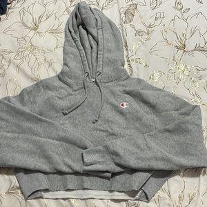 Grey Champion Cropped Sweatshirt